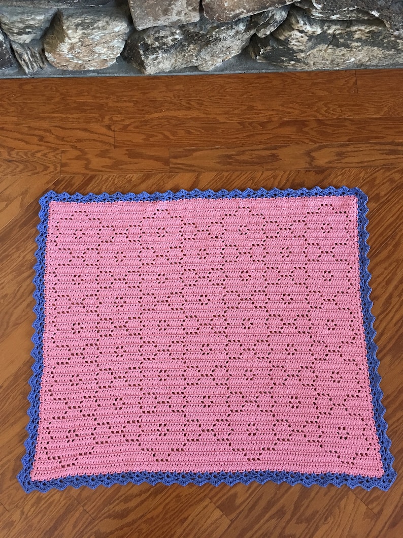 Crochet Pattern Baby Blanket / Chart Crochet Baby Blanket Etsy