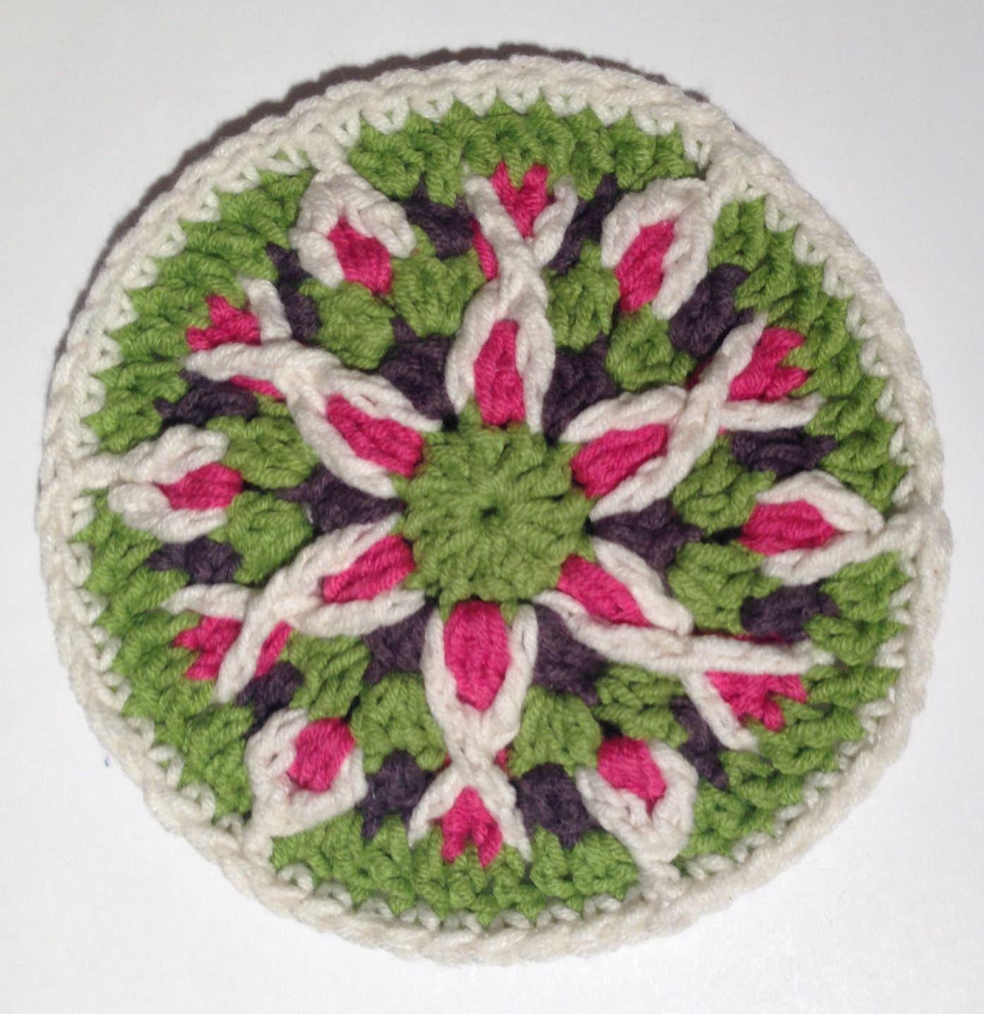 Crochet Mandala Coaster Pattern / Tutorial Crochet Mandala Etsy Denmark