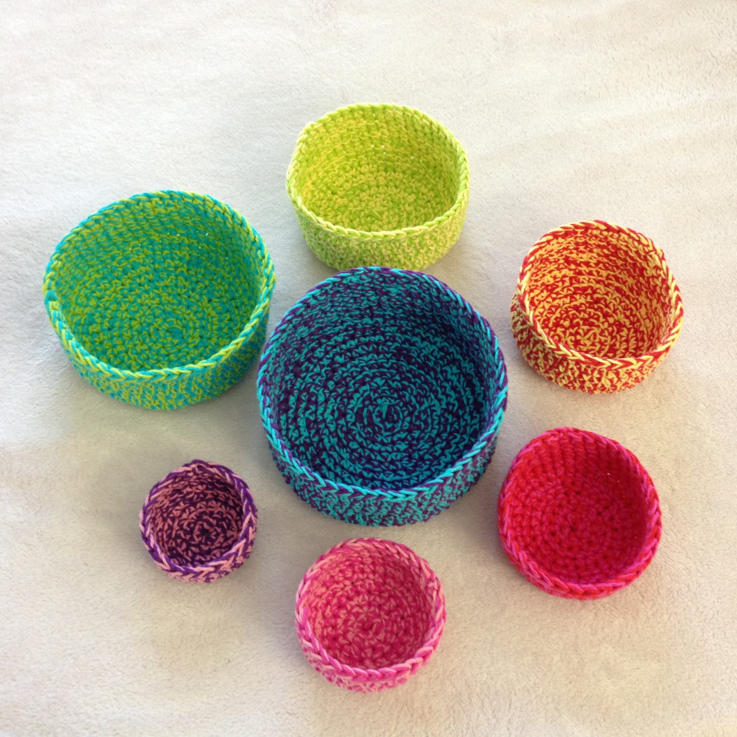 How to crochet bowls 