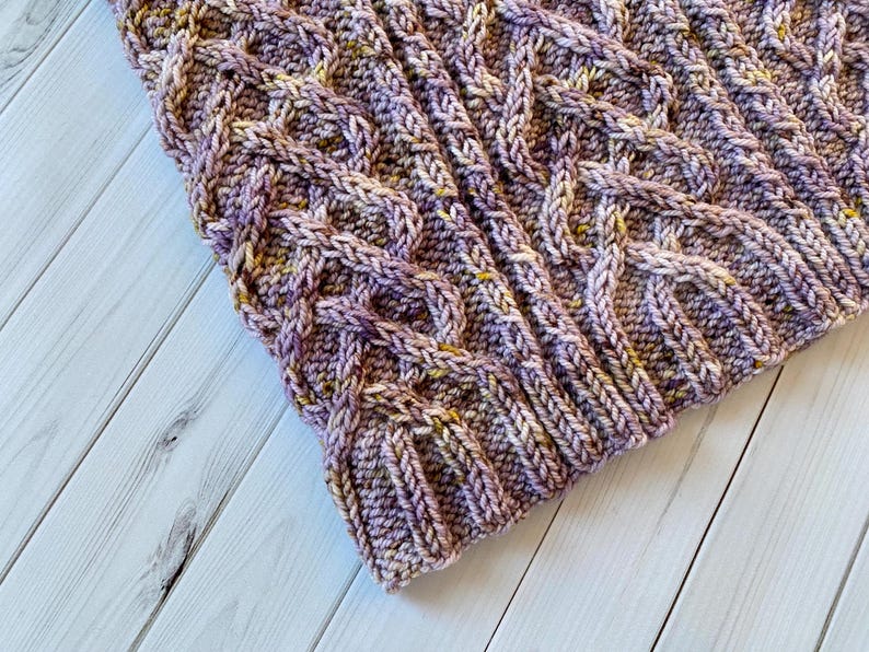 Dk Cowl Pattern Cable Cowl Knitting Pattern, DK Weight Knit Cowl, Instant Download - Etsy