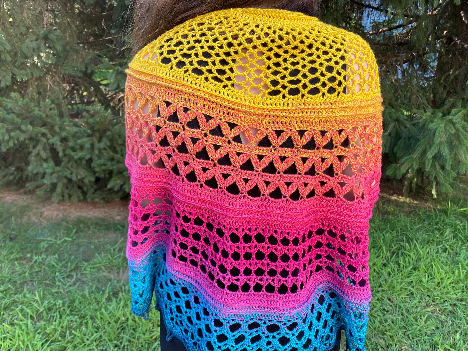 Crochet Pattern: Lace Crochet Shawl Crochet Shawl Pattern - Etsy
