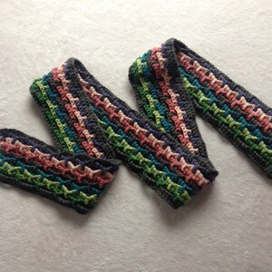 Crochet Scarf Pattern / Tutorial: Hidden Diamonds Scarf, Crochet Pattern, Crochet Scarf Tutorial, Crochet Tutorial - Instant Download