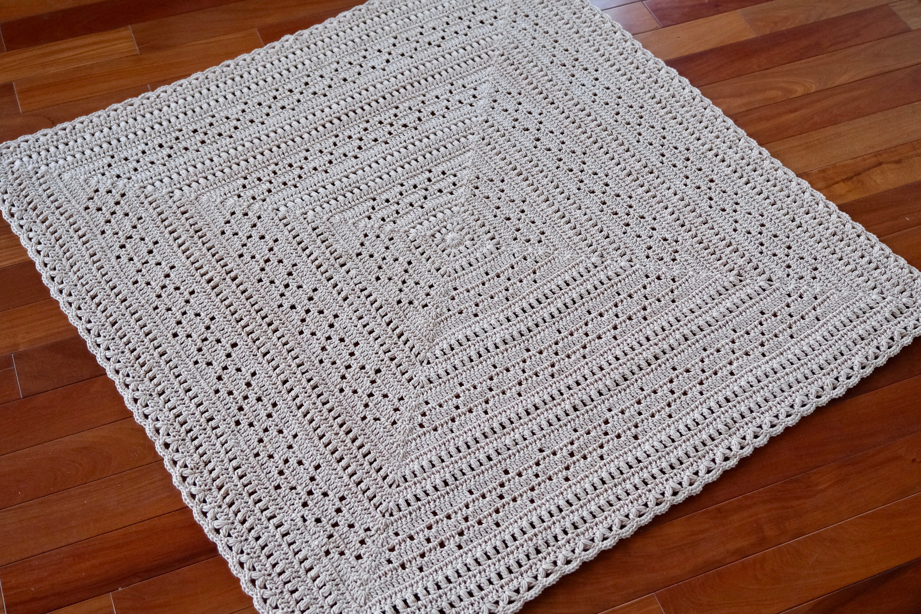 Crochet Rug Pattern, Crochet Pattern, Rug Pattern, Filet Crochet ...