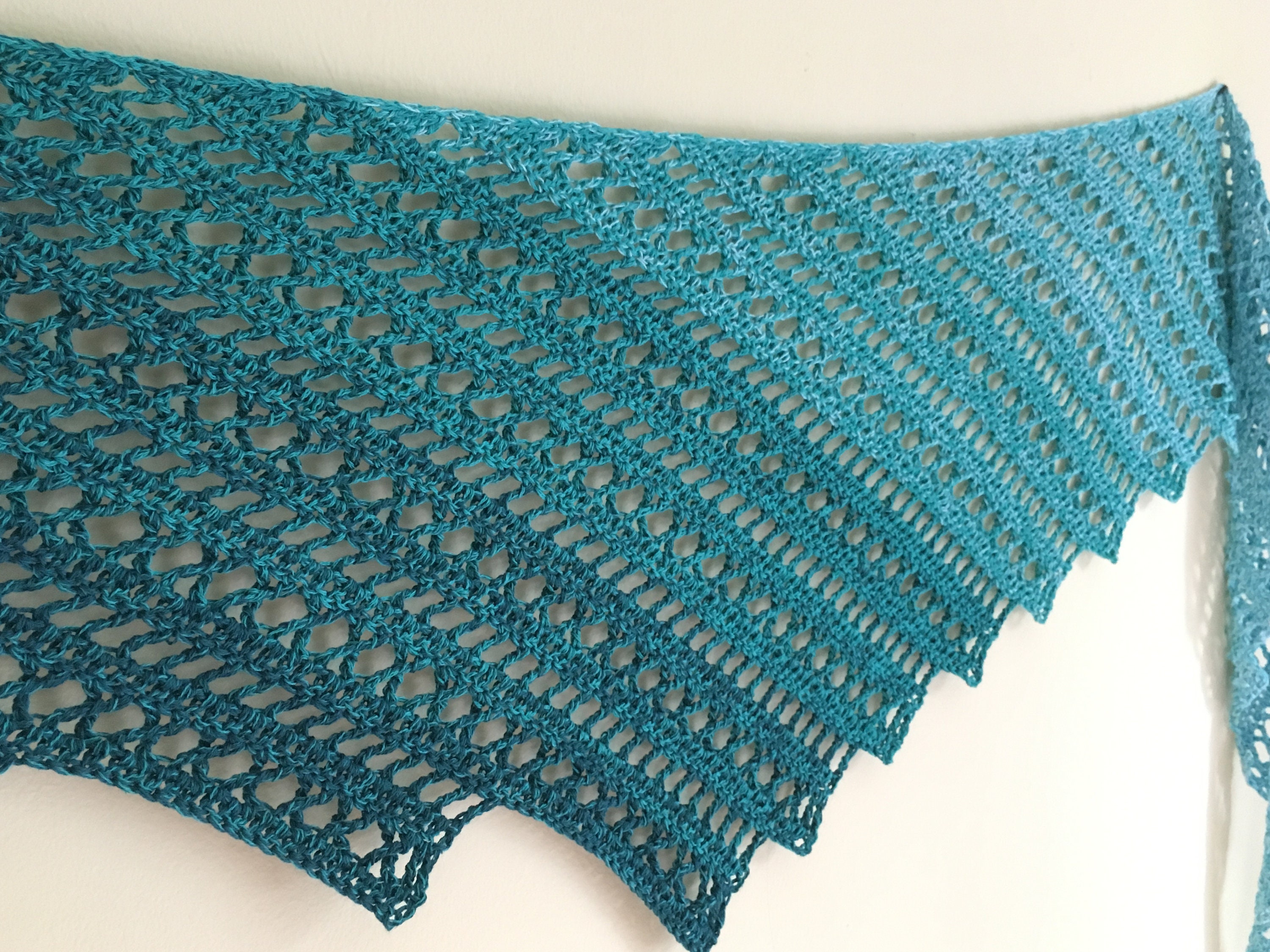 Crochet Pattern: Lace Crochet Shawl Crochet Shawl Pattern Lacy
