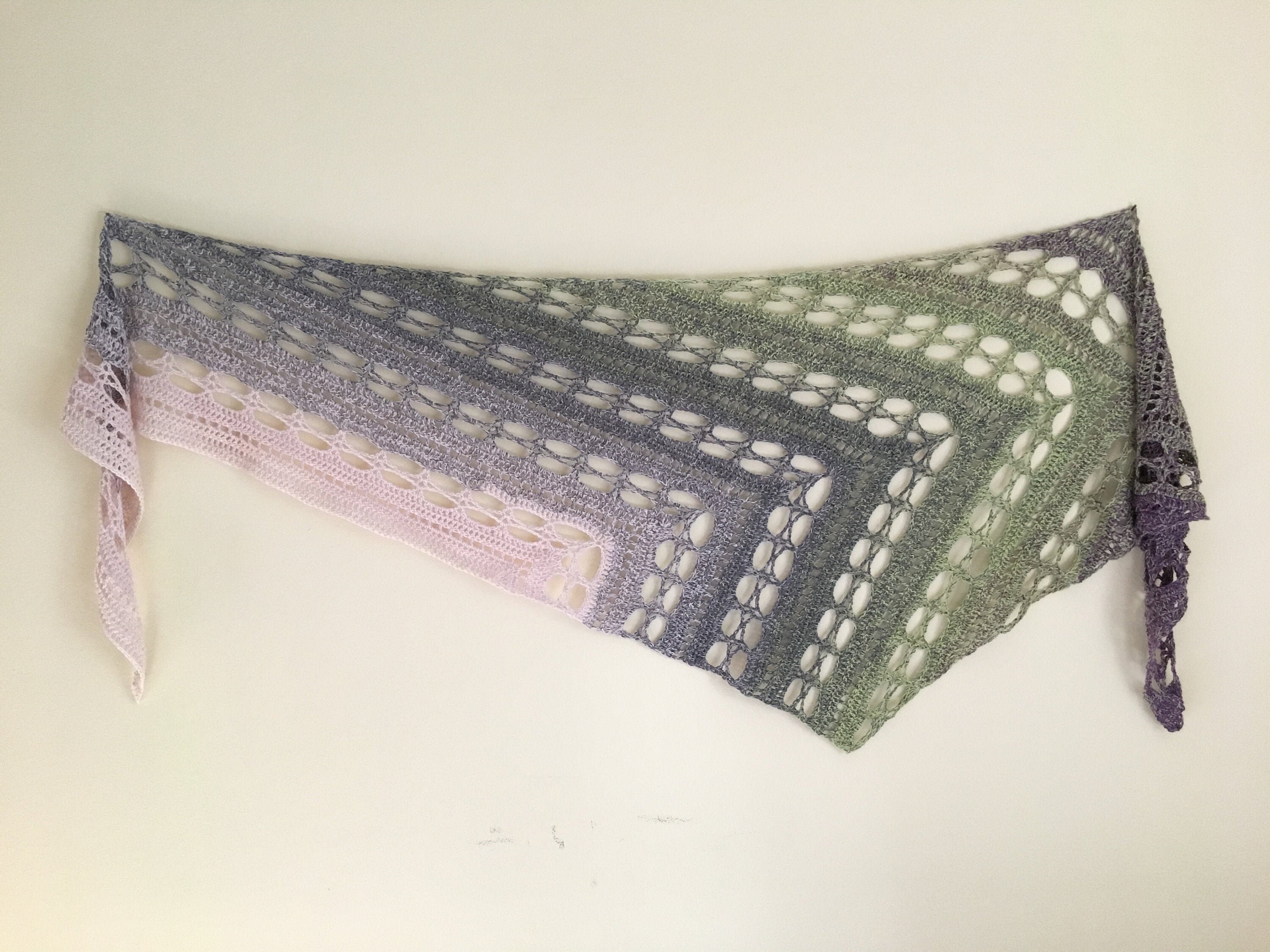 Crochet Pattern: Lace Crochet Shawl Crochet Shawl Pattern Lacy