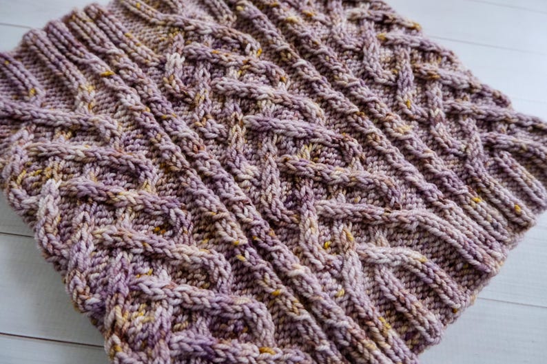 Dk Cowl Pattern Cable Cowl Knitting Pattern, DK Weight Knit Cowl, Instant Download - Etsy