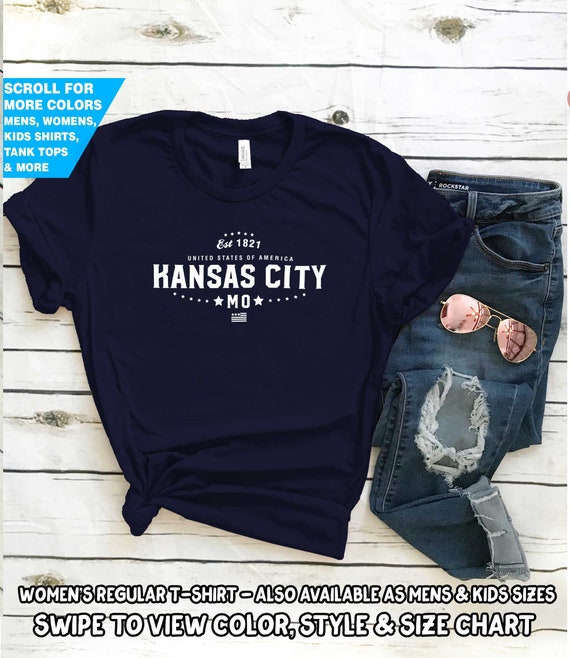 Kansas City Missouri Shirt State Mo Pride Home America City Etsy