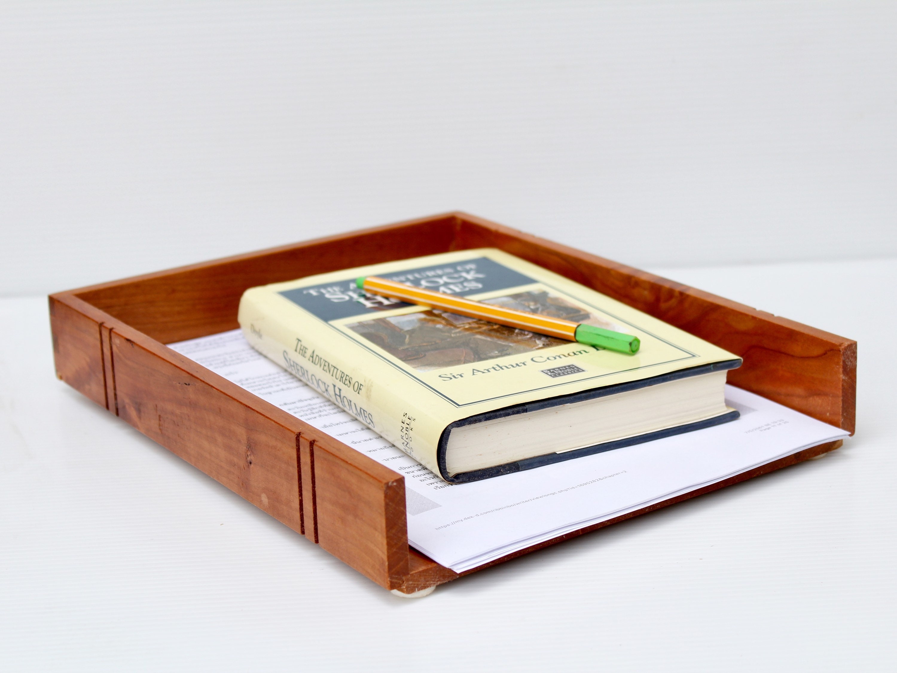 Wooden Paper Tray A4/Letter size Etsy