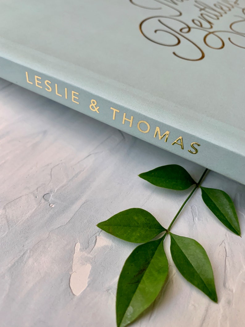 Sage Wedding Guest Book Sage Green Wedding Guestbook Sage Etsy