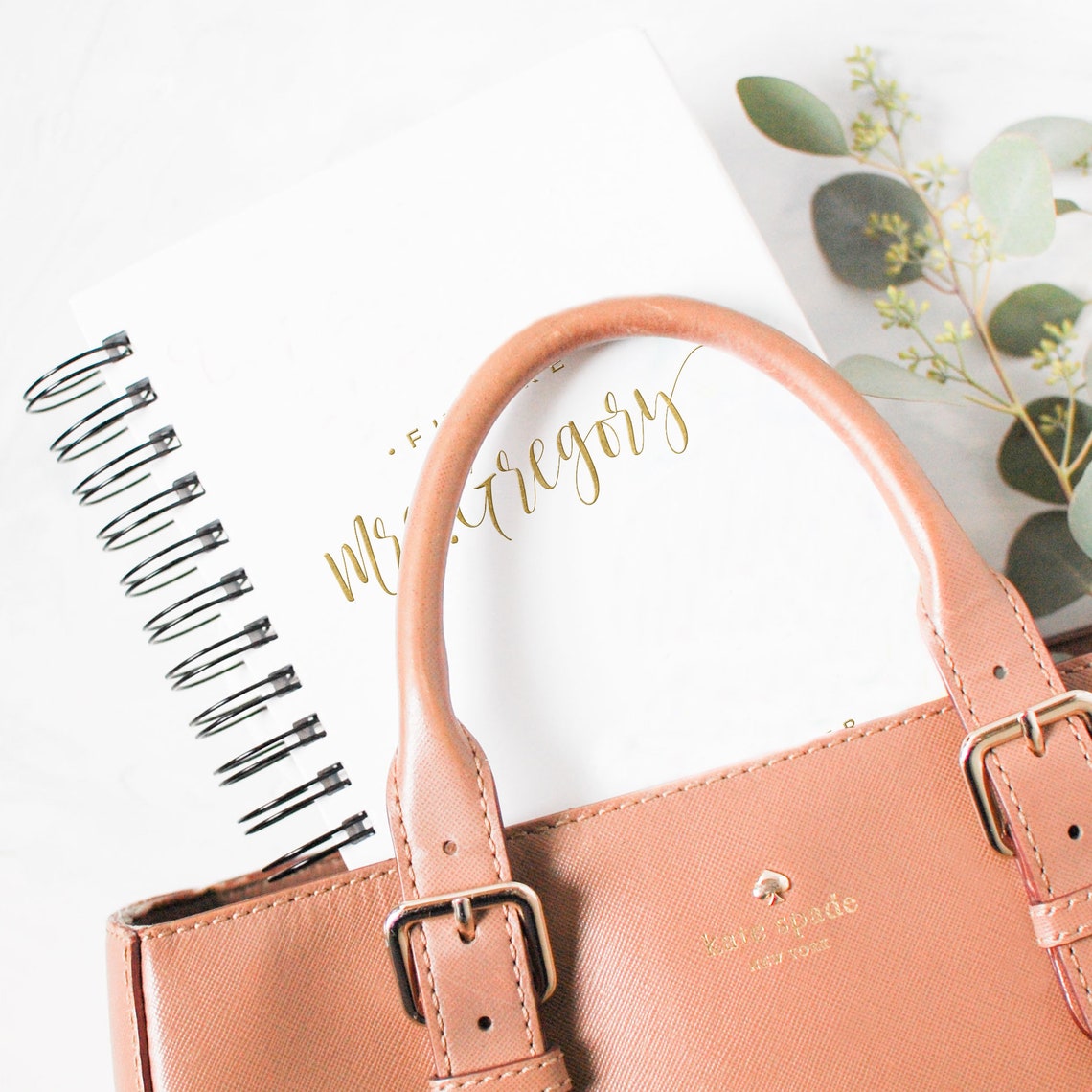 Rose Gold Wedding Planner Blush Watercolor Wedding Planner Etsy