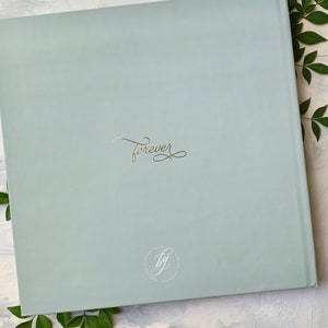 Sage Wedding Guest Book, Sage Green Wedding Guestbook, Sage Custom Guest Book Personalized Guest Book Wedding Guest Book Wedding Photo Book image 8