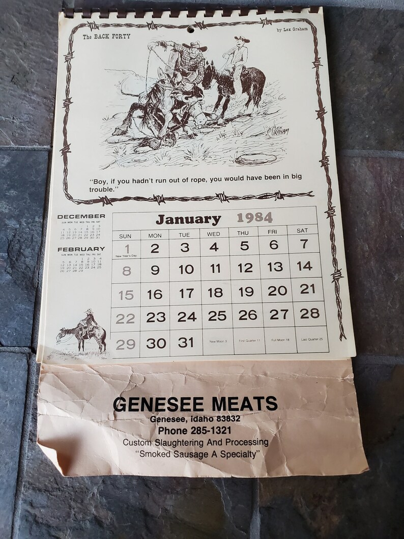 1984-calendar-the-back-forty-by-lex-graham-can-be-reused-in-etsy