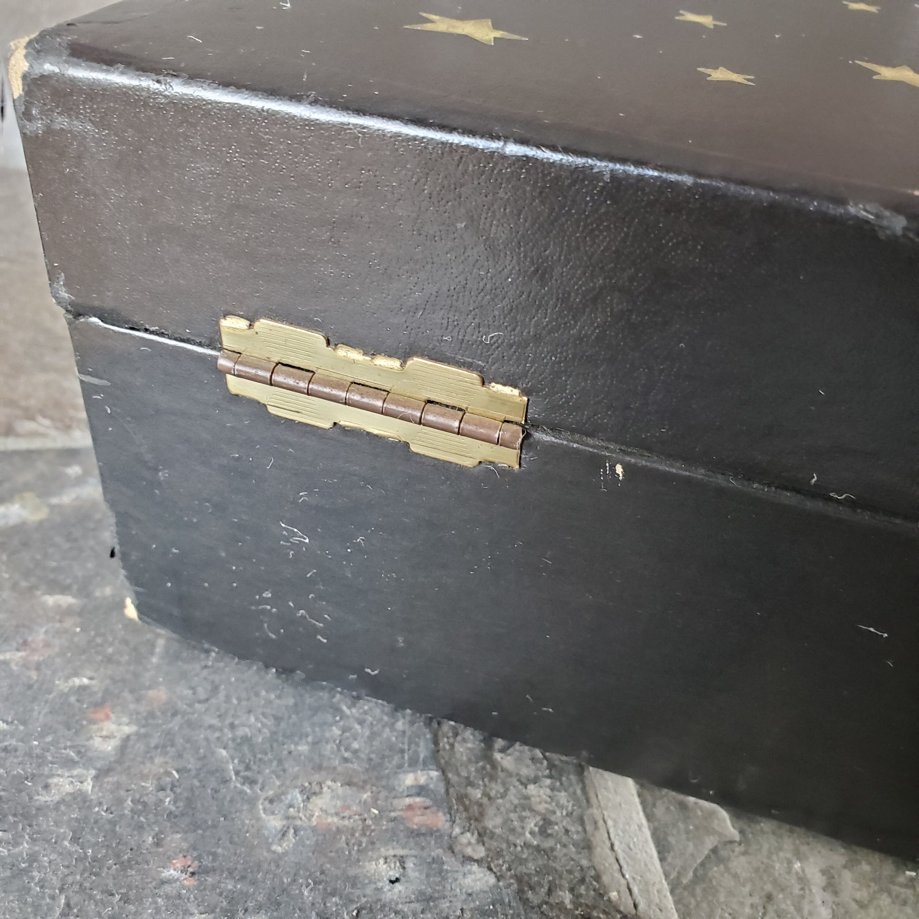 Stern Thema Schmuck Box rot Futter schwarz und Gold Sterne | Etsy