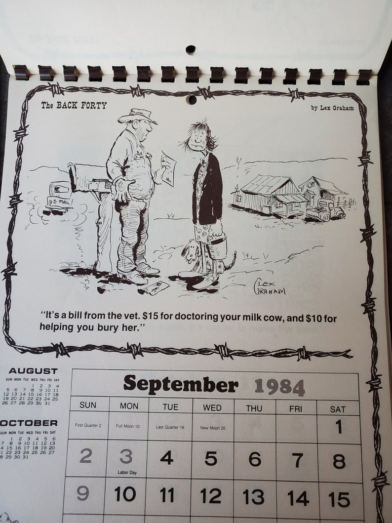 1984-calendar-the-back-forty-by-lex-graham-can-be-reused-in-etsy