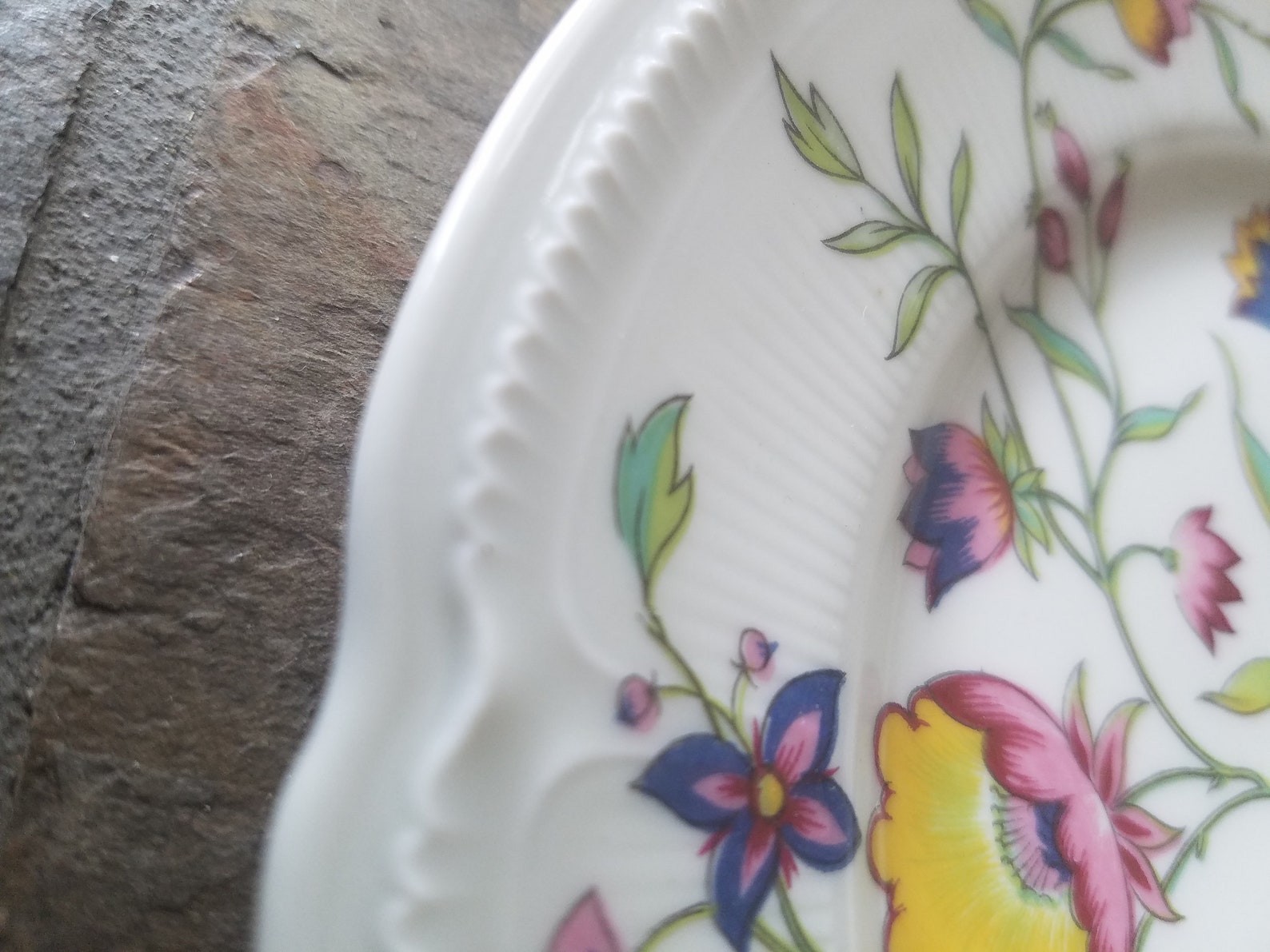 Set of 4 Royal Limoges Adriana Bread/Salad Plates Floral Plate Etsy