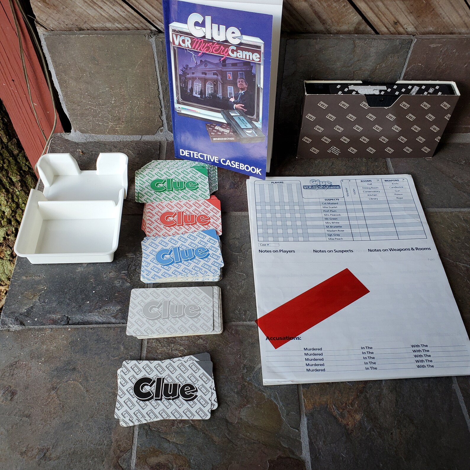 Clue VCR Mystery Game UNTESTED Vintage Interactive Clue Etsy
