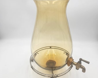 Drink Dispenser Golden Glass Vintage