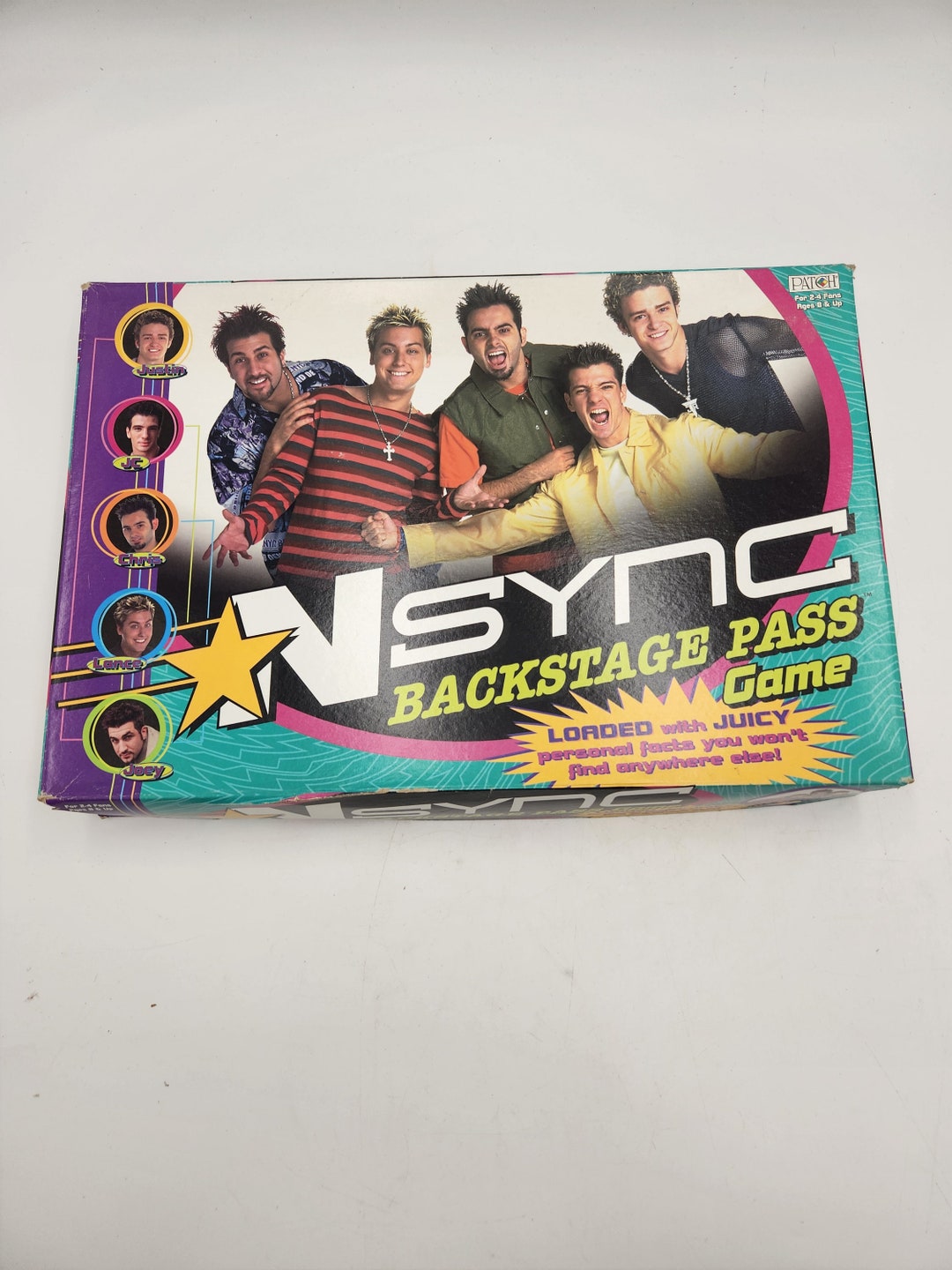 Nsync Backstage Pass Game Vintage 1990s Pop Culture Game Etsy