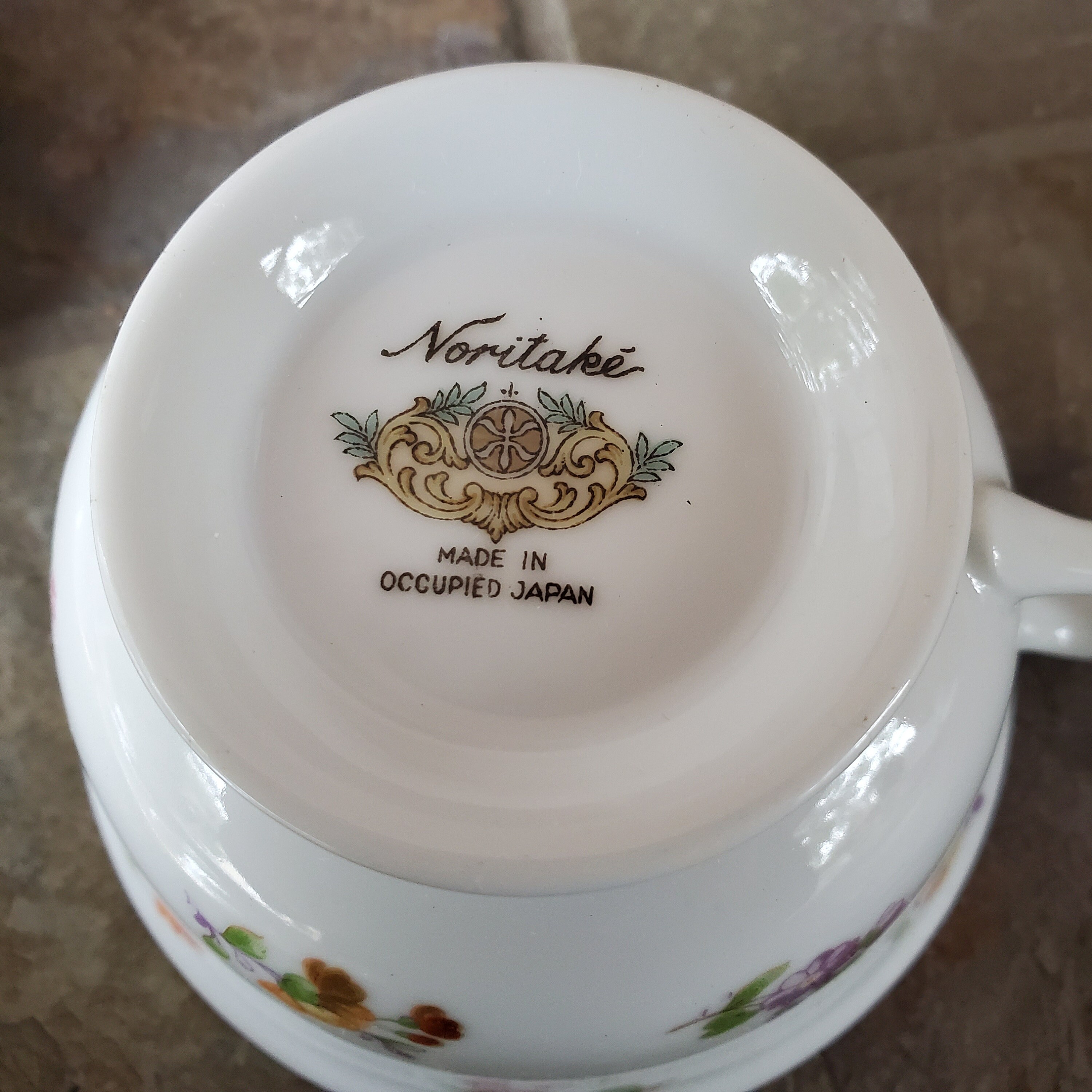 Noritake Set of 4 Tea Cup And Saucer Set Made In Occupied Etsy