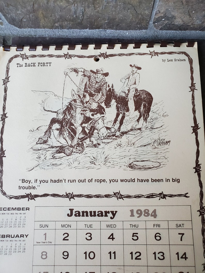 1984 Calendar Comic 1984 Calendar Comic