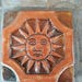 Moravian Pottery Tile Designed at Henry C Mercer House Reproduction 1985