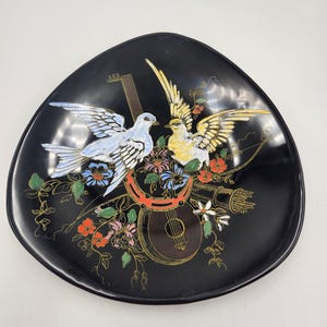 Vintage Longwy Plate Pastourelle No. 3522 Made in France