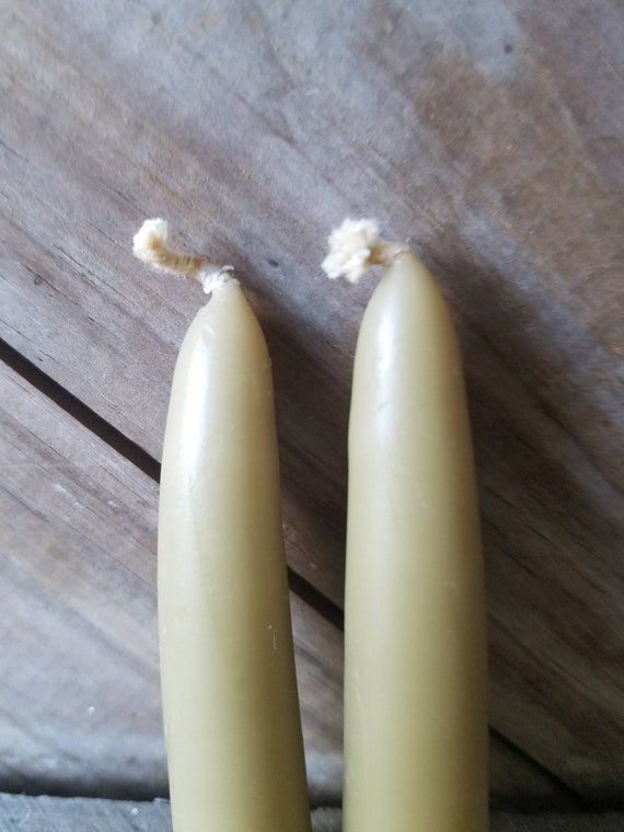 Colonial Candle Company of Cape Cod Inc Green Taper Candles Etsy