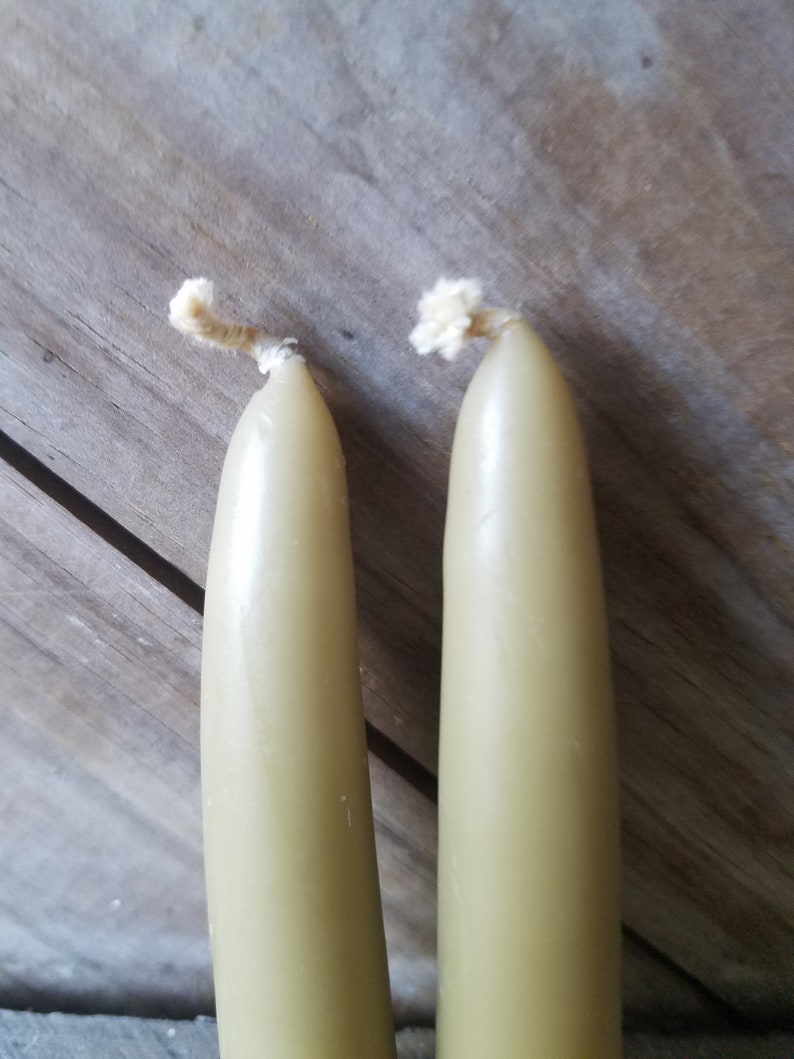 Colonial Candle Company of Cape Cod Inc Green Taper Candles Etsy