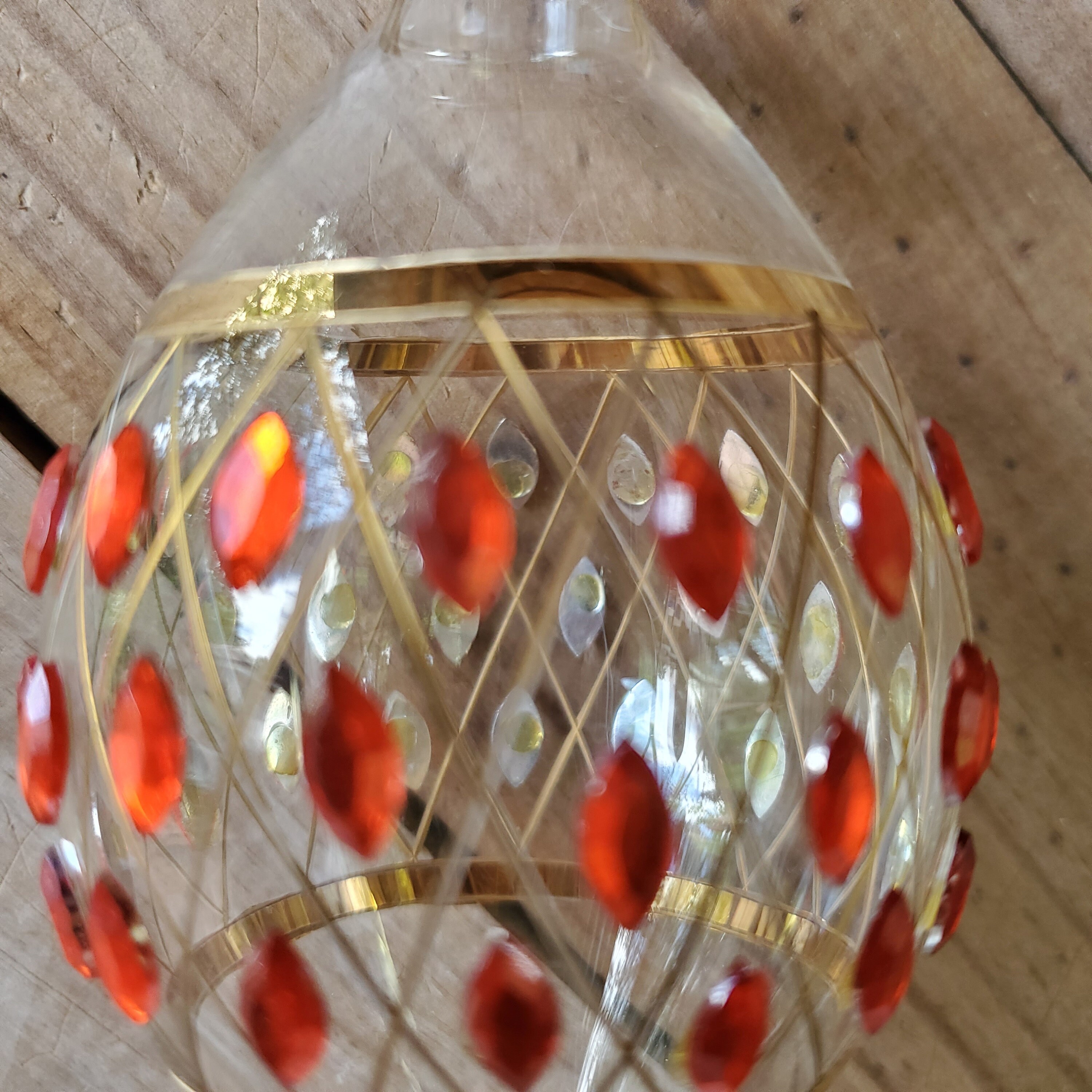Glass Harlequin Ornament From Dillards Vintage Christmas Tree Etsy