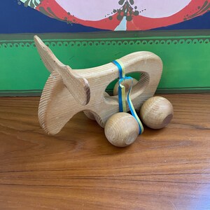 Vintage Swedish Wood Moose