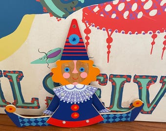 Vintage German Wood Puppet Toy/Decor