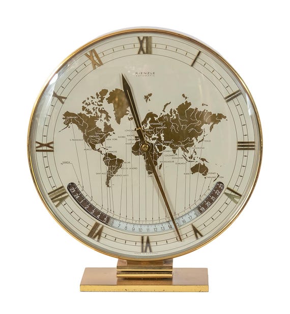 Vintage German Kienzle Clock, Circa 1960's - Etsy