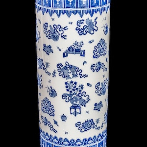 Hand painted chinese ceramic umbrella stand
