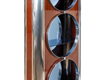 Vintage Italian Willy Rizzo Showcase/ Vitrine, 1980's