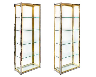 Par de estanterías italianas de mediados de siglo de Renato Zevi, alrededor de 1970