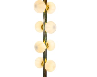 Lámpara de pie italiana de latón