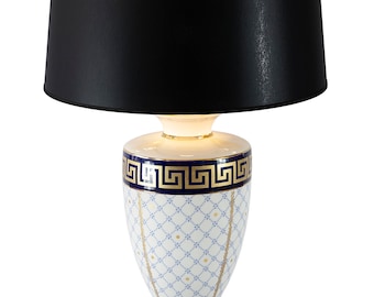 Italian porcelain table lamp by Sarri