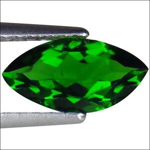 0.90 Ct Natural Chrome Diopside Deep Green Color Marquise Cut