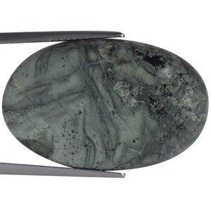 26.50 Ct Natural Howlite Gemstone Gray Color Oval Cut