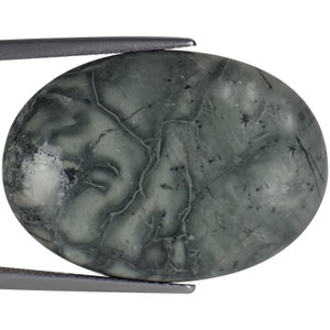 30.26 Ct Natural Howlite Gemstone Gray Color Oval Cut