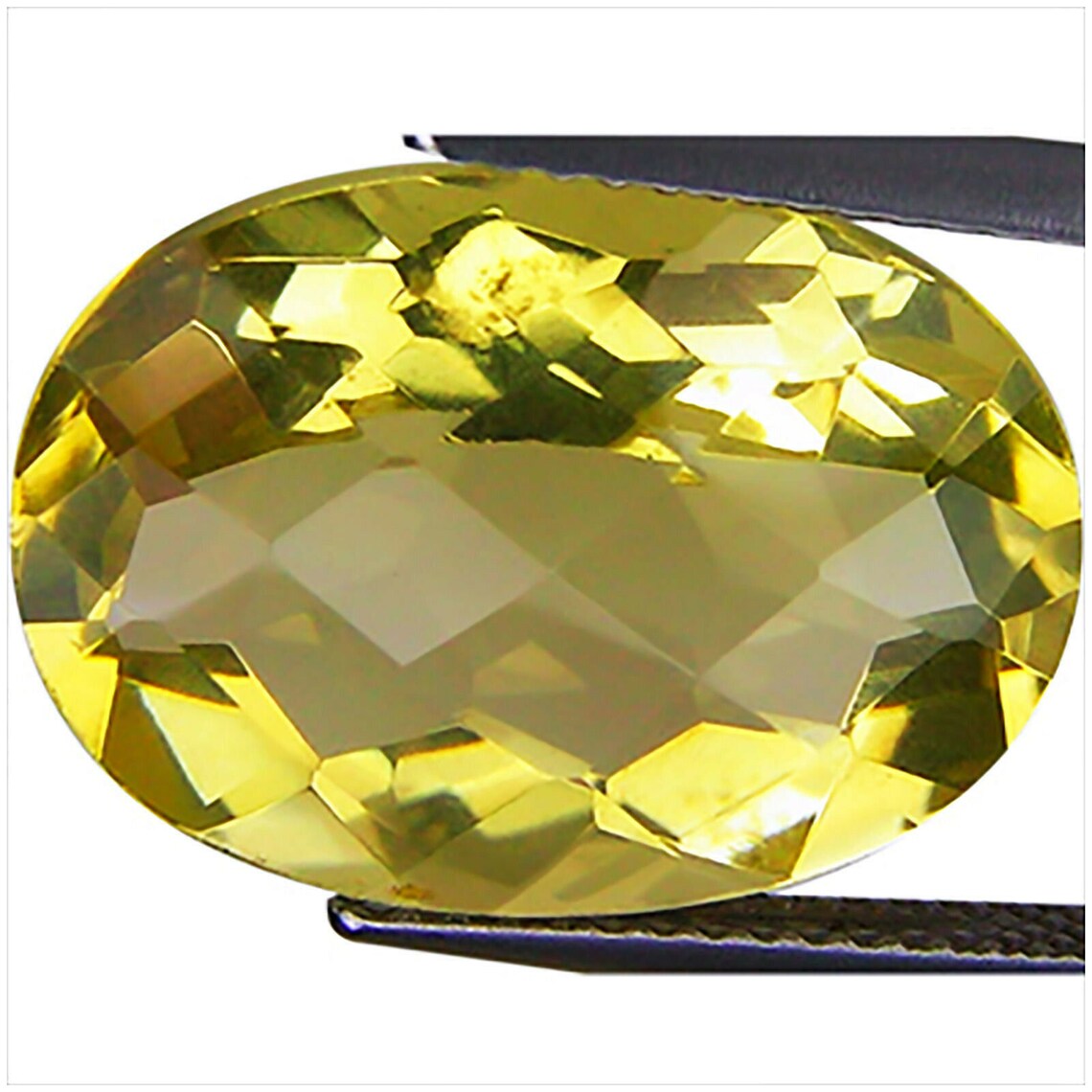 11.37 Ct Natural Lemon Quartz Gemstone Lemon Yellow Color Oval - Etsy UK