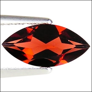 1.12 Ct Natural Red Garnet Gemstone Deep Red Color Marquise cut