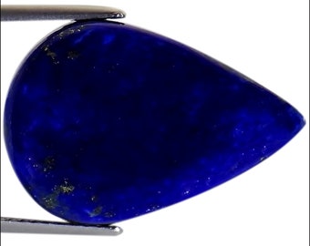 16,55 ct de lapis-lazuli naturel, couleur bleue, taille poire