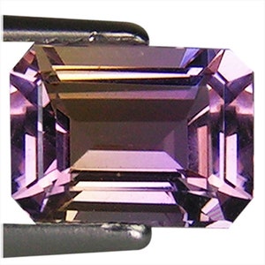 1.44 Ct Natural Ametrine Gemstone Purple Yellow Color Emerald Cut