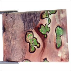 35.52 Ct Natural Pink Mica Jasper Gemstone Multi Color Rectangular Cut