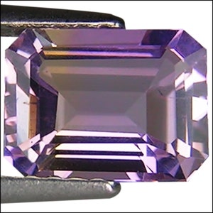 1.36 Ct Natural Ametrine Gemstone Purple Yellow Color Emerald Cut