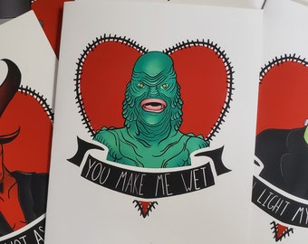 Classic Horror Valentines Day Cards - **PLEASE Read All Info**