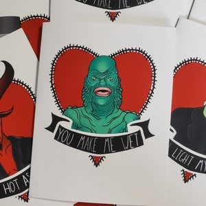 Classic Horror Valentines Day Cards - **PLEASE Read All Info**