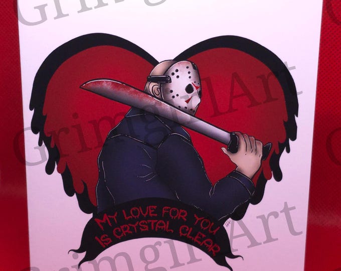 My Love For You Is Crystal Clear - Horror Card - READ ALL INFO