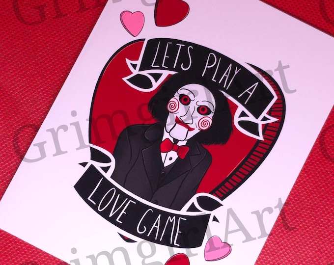 Let's Play A Love Game - Horror Card - READ ALL INFO